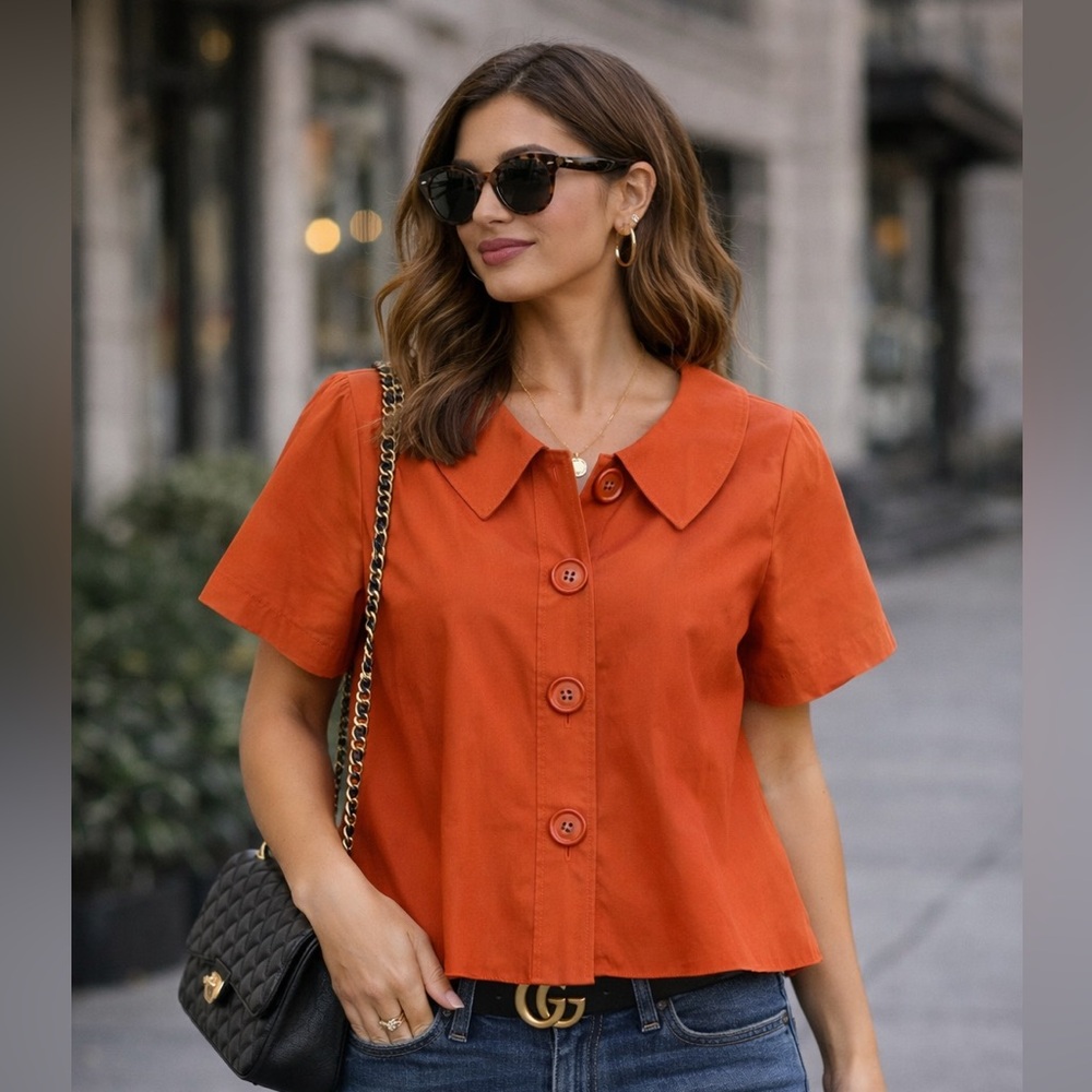 Josephine Chaus Coral 3 Button Short Sleeved Jacket